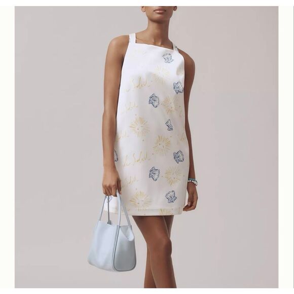Maeve Dresses & Skirts - NWT Anthropologie Nephthys Illustrated x Maeve Mini Dress XL Star Seashell Sun